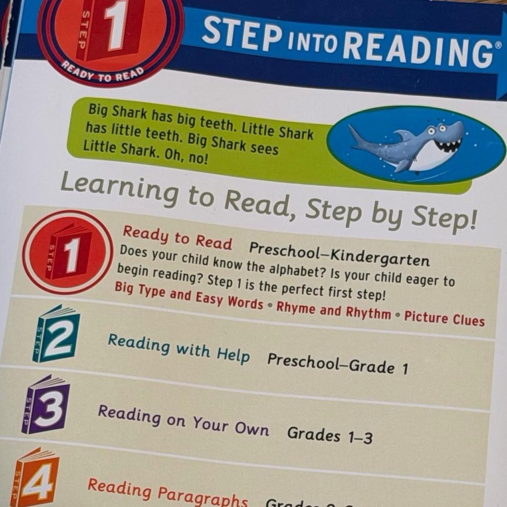 Scholastic Step Into Reading 5 Book Set - Level 1 Readers - Picture 5 of 5